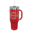 Case(12) 40oz Mug with Handle and Straw - Endurance Promo Gear