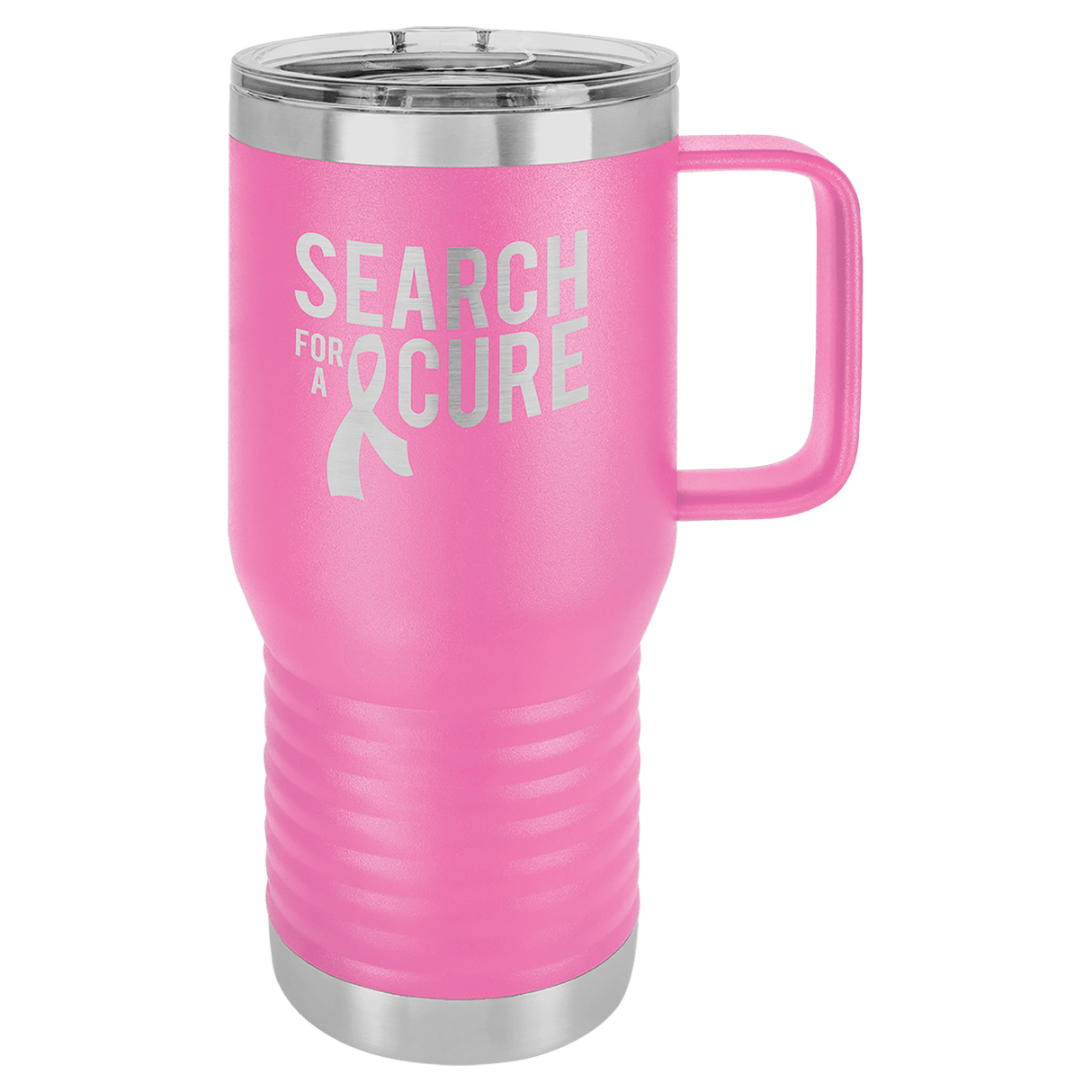 6 for $115! 20oz Travel Mug with Handle and Slide Lock Lid - Endurance Promo Gear