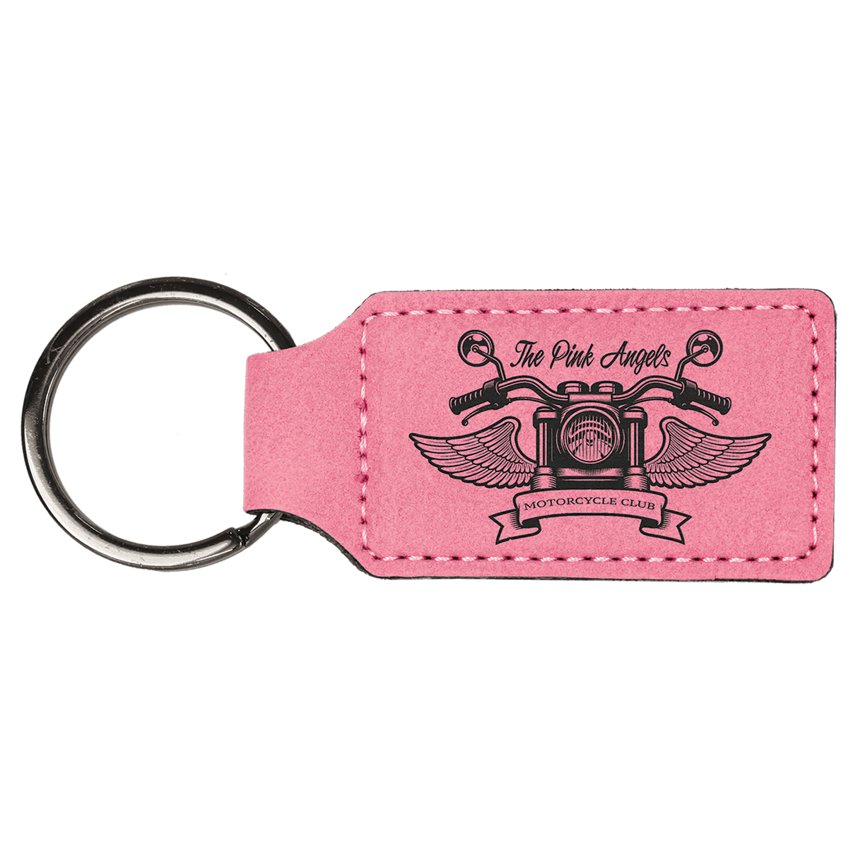 Set of 25 Rectangle Leatherette Keychains - Endurance Promo Gear