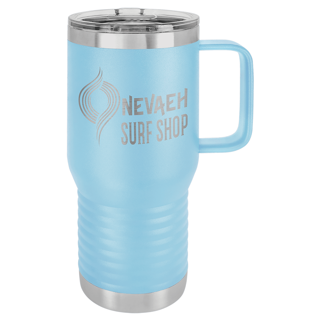 6 for $115! 20oz Travel Mug with Handle and Slide Lock Lid - Endurance Promo Gear