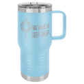 6 for $115! 20oz Travel Mug with Handle and Slide Lock Lid - Endurance Promo Gear