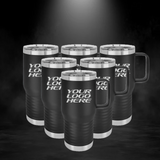 6 for $115! 20oz Travel Mug with Handle and Slide Lock Lid - Endurance Promo Gear