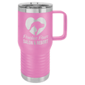 6 for $115! 20oz Travel Mug with Handle and Slide Lock Lid - Endurance Promo Gear