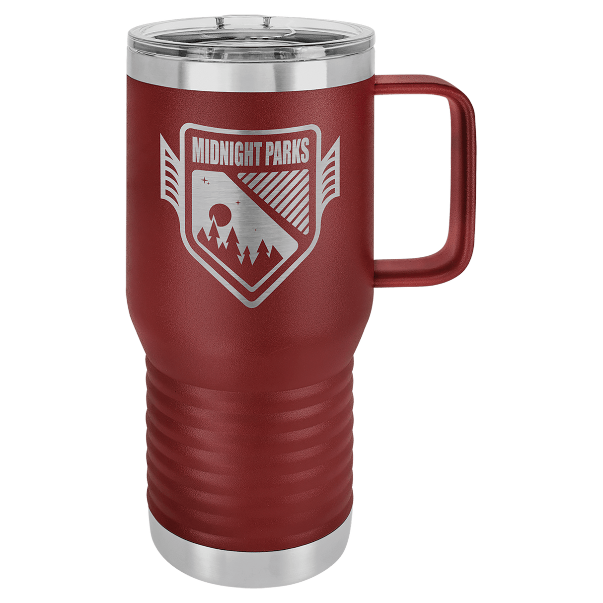 6 for $115! 20oz Travel Mug with Handle and Slide Lock Lid - Endurance Promo Gear