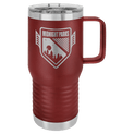 6 for $115! 20oz Travel Mug with Handle and Slide Lock Lid - Endurance Promo Gear