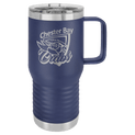 6 for $115! 20oz Travel Mug with Handle and Slide Lock Lid - Endurance Promo Gear