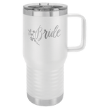 6 for $115! 20oz Travel Mug with Handle and Slide Lock Lid - Endurance Promo Gear